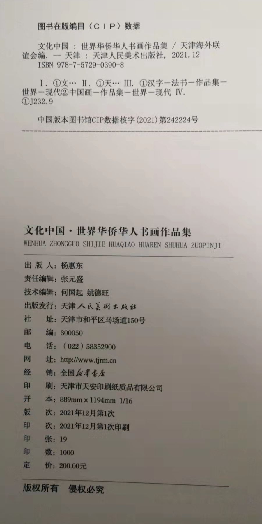 笑琰(靳新國(guó)）甲骨文作品入選《文化中國(guó)·世界華僑華人書(shū)畫(huà)作品